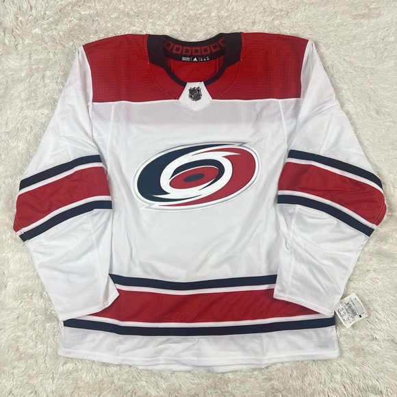New Adidas NHL Carolina Hurricanes Made In Canada Pro Authentic Jersey Sz 56